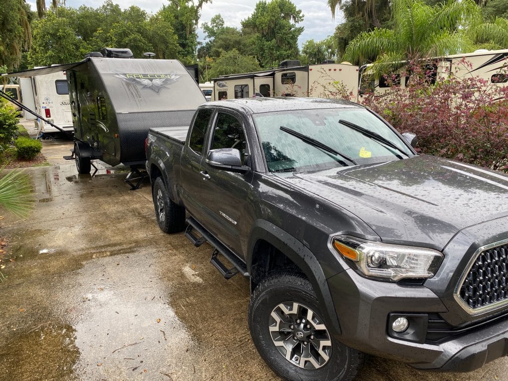 Camper Set Up Campground