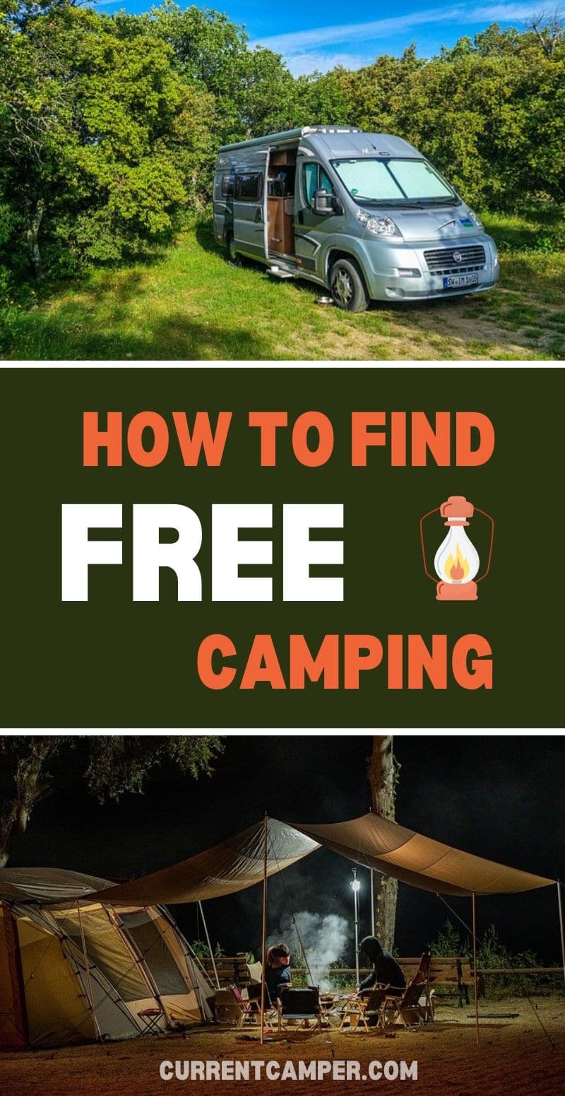 how to find free camping