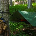 Hammock campsite backcountry camping