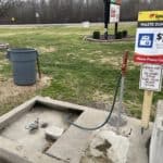 truck stop RV dump station