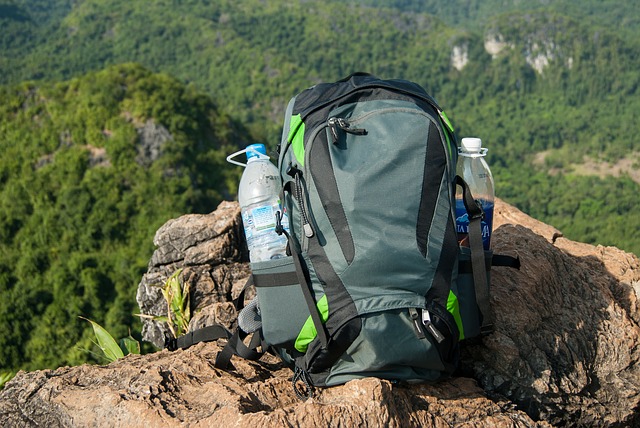 Water backpack gear hiking