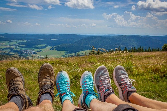 Group hiking trail Outdoors