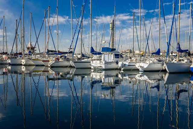 marina boat harbor yacht