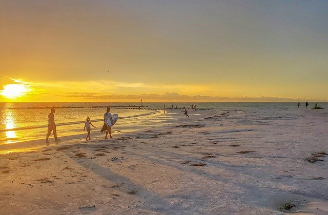 Beach camping Florida Ocean