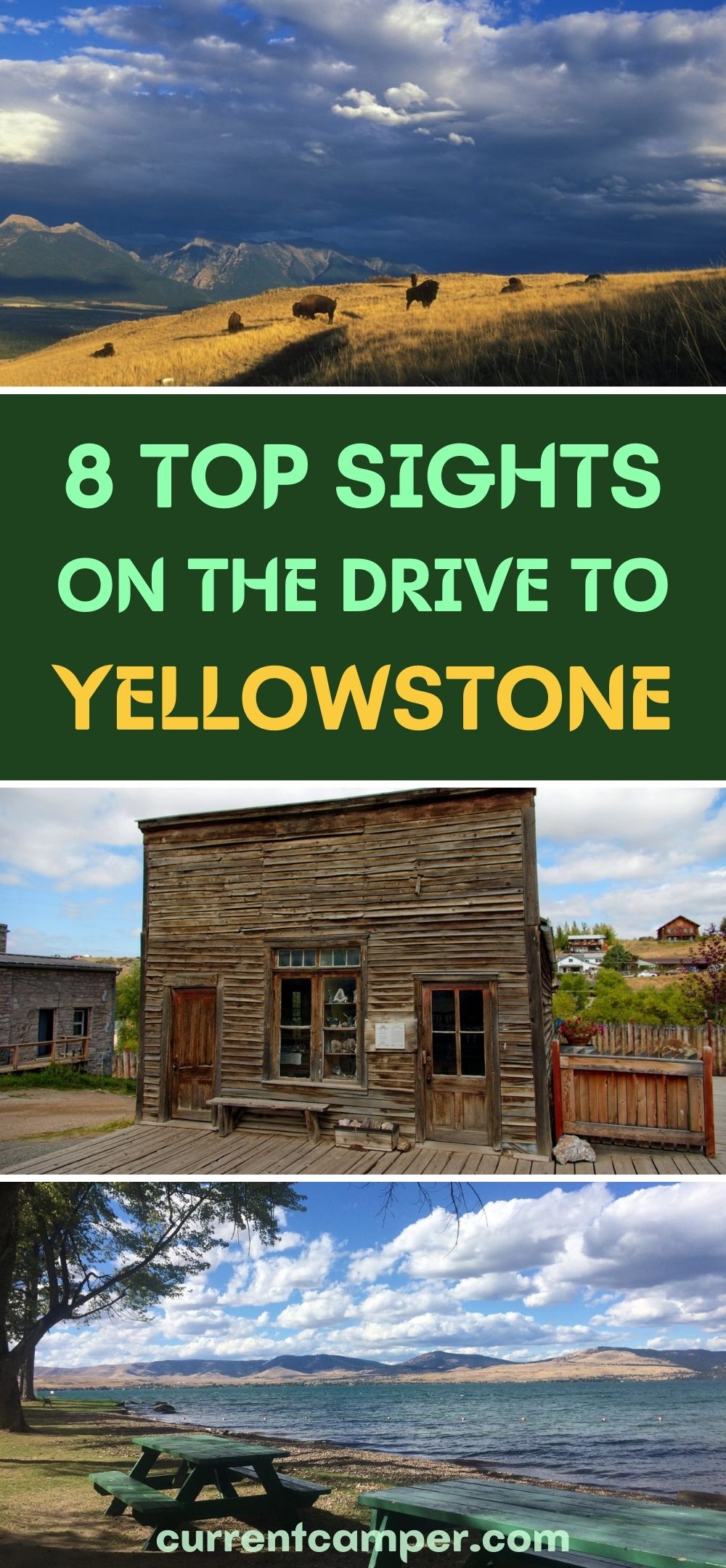 8 top sights on the drive to yellowstone national park