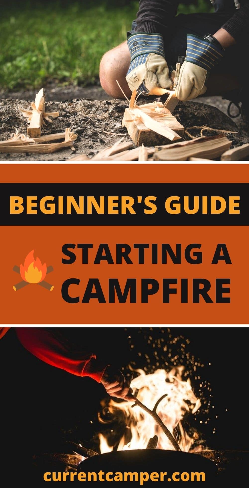 beginner's guide: starting a campfire