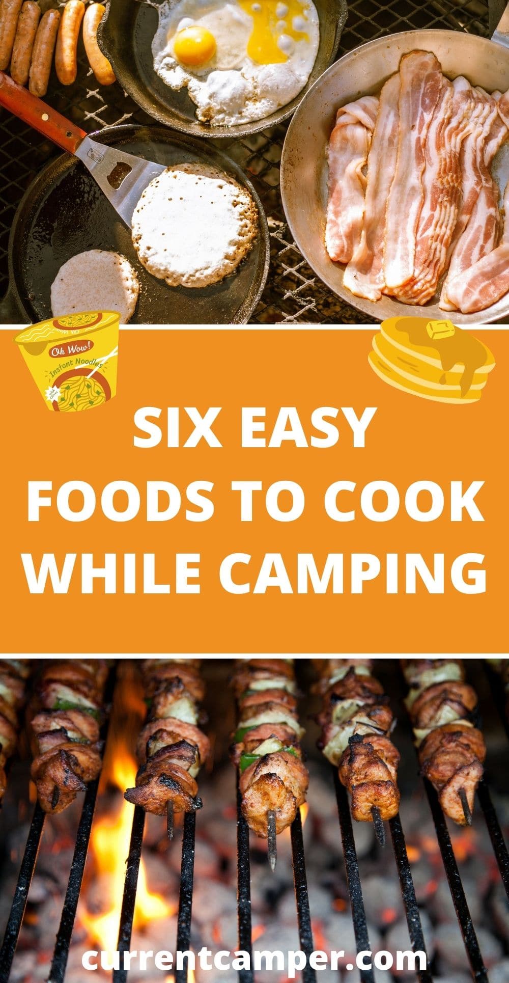 six easy foods to cook while camping