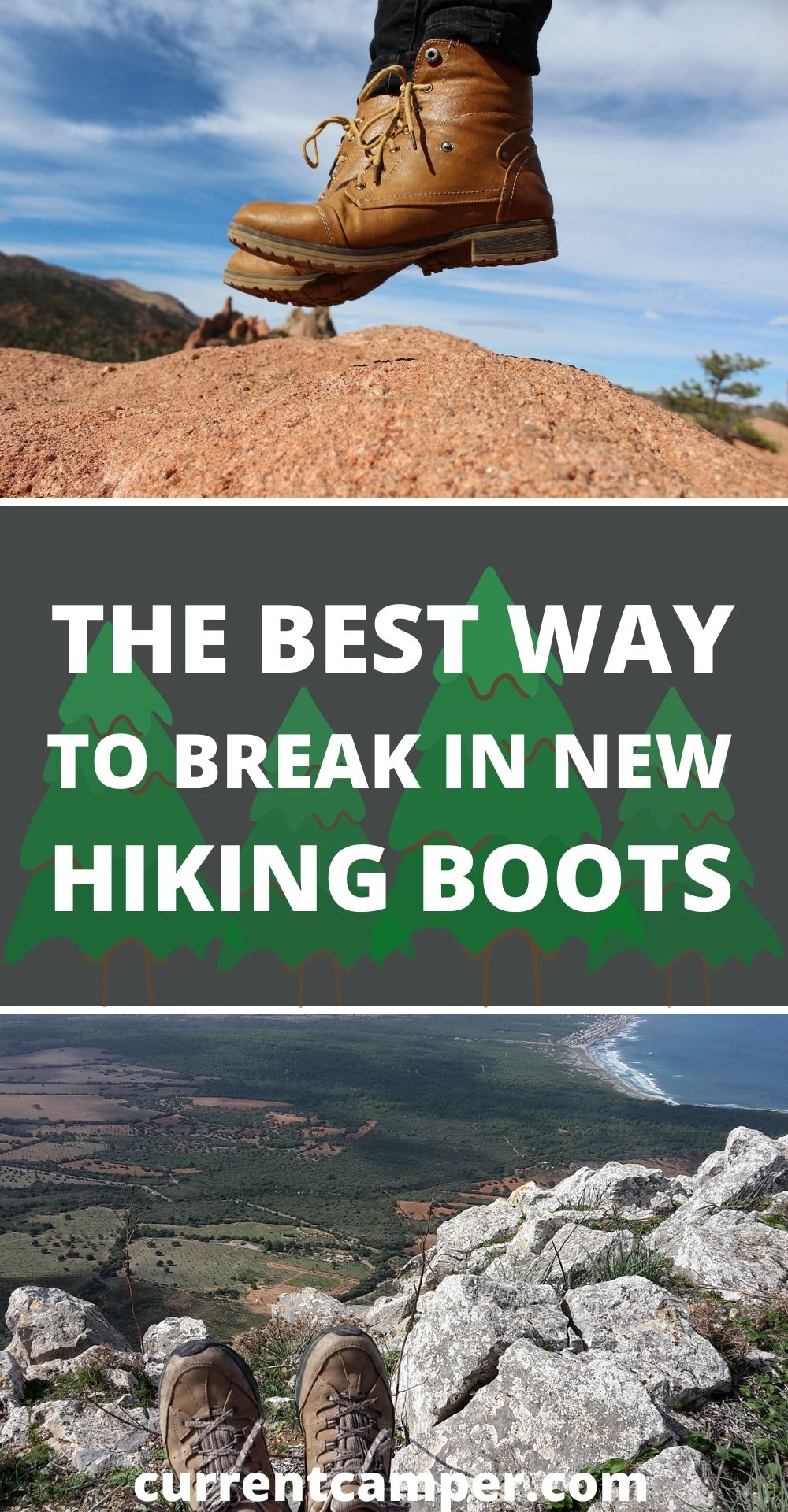 the best way to break in new hiking boots