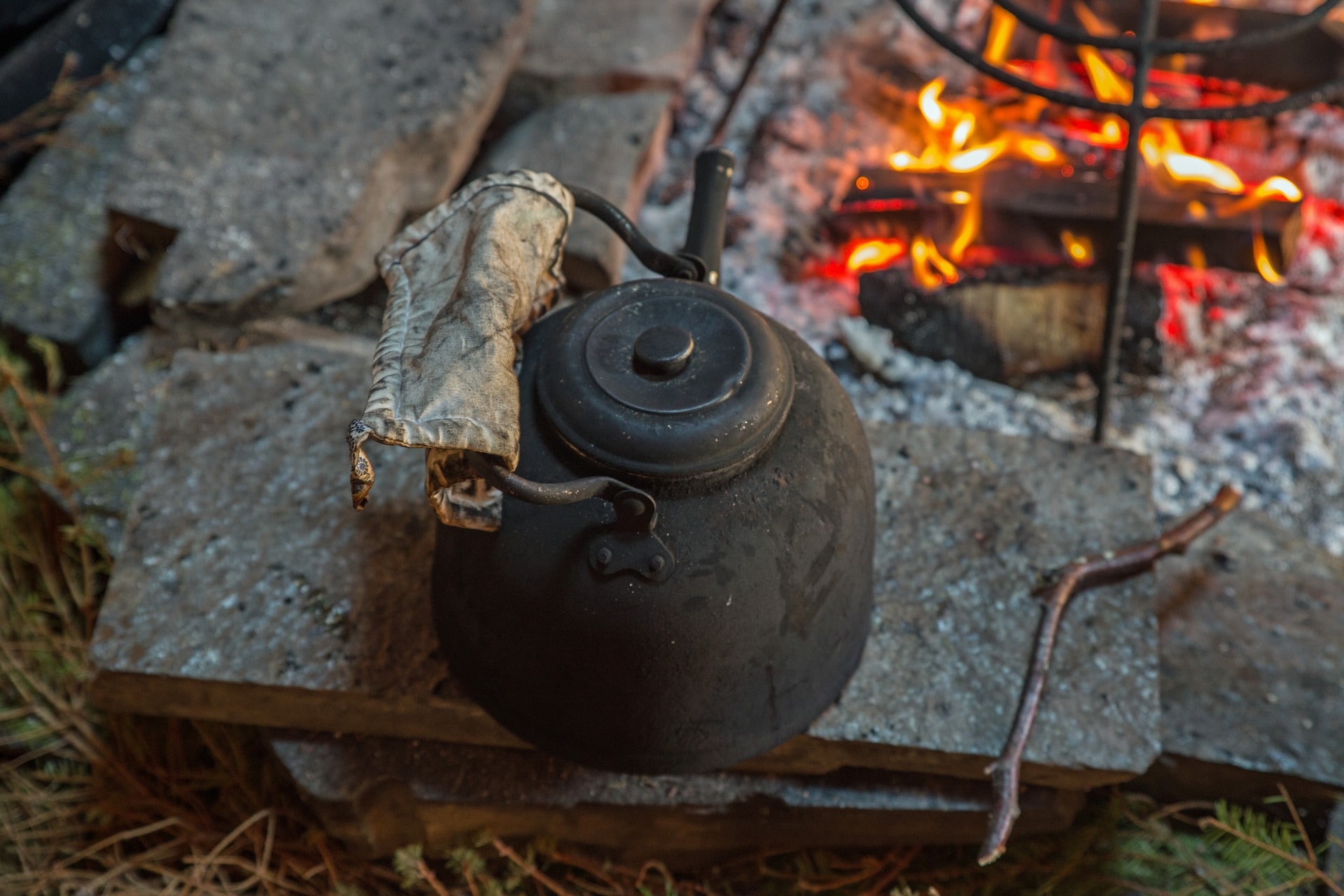 coffee campfire pot kettle 