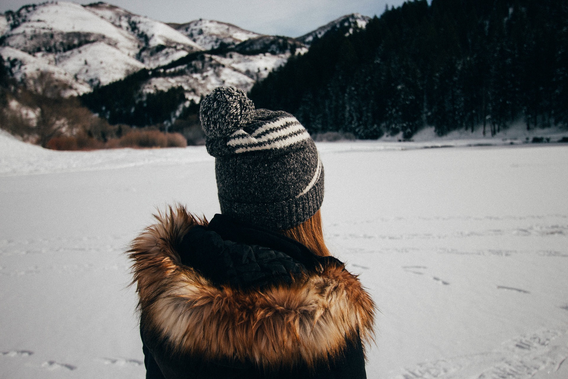 winter hat snow camping hiking