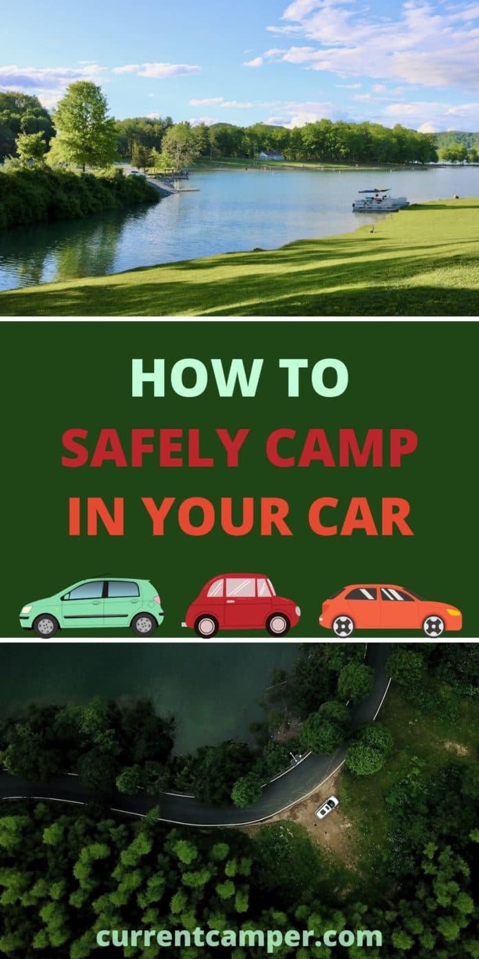 How to Safely Camp in Your Car