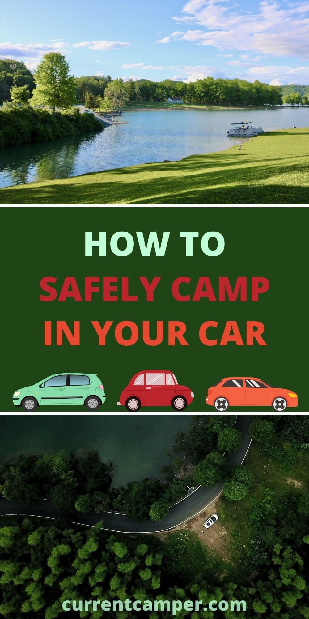 how to safely camp in your car 