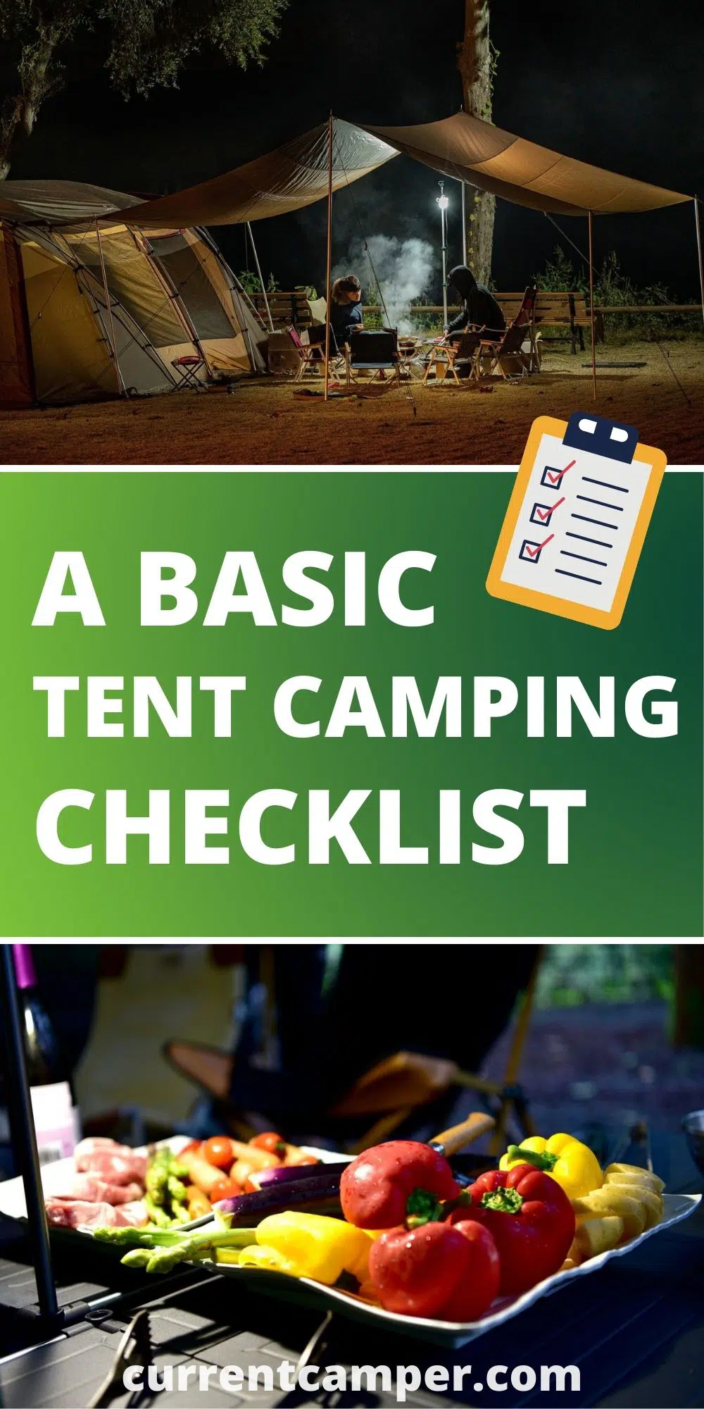 A Basic Tent Camping Checklist