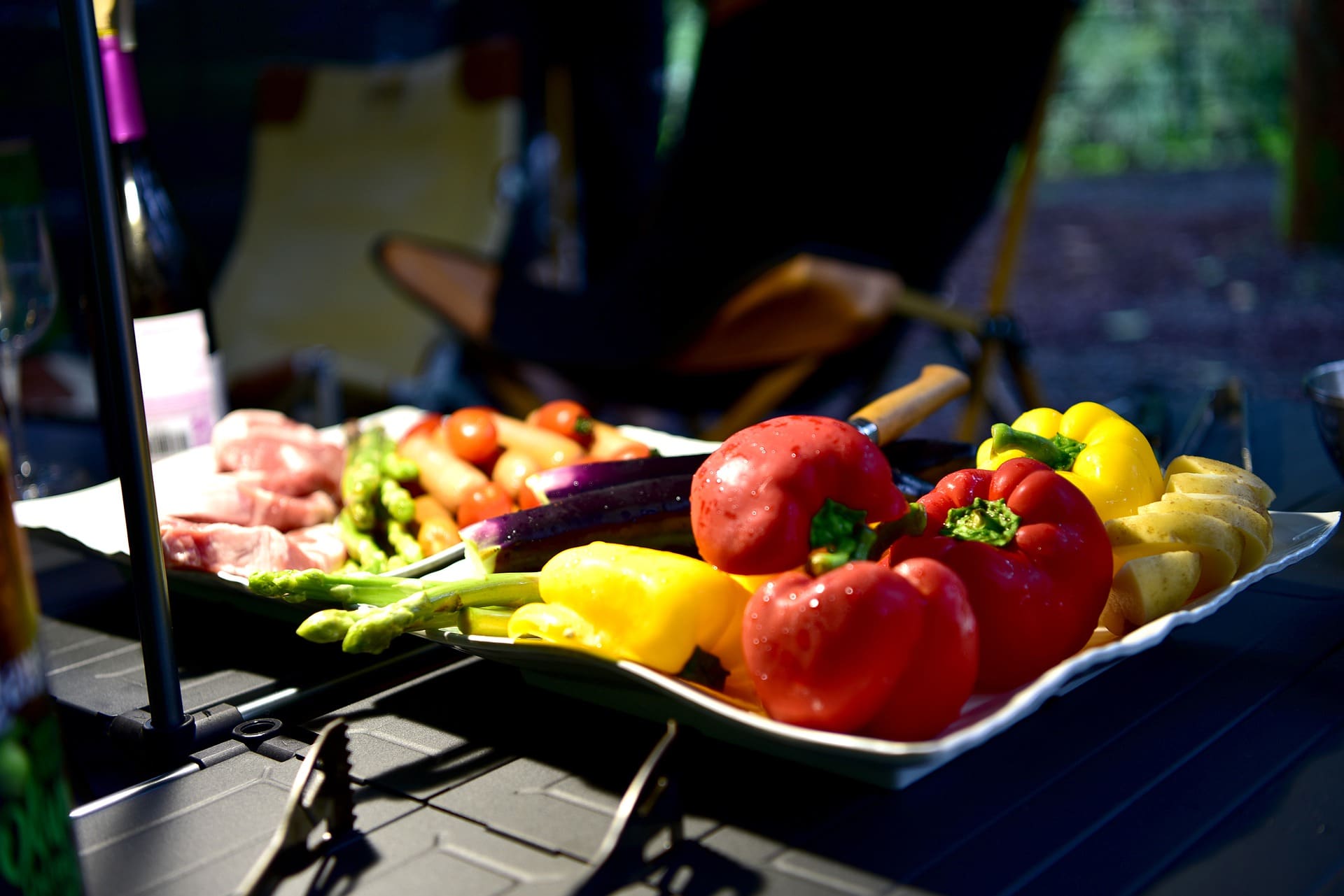 campsite food dining cooking