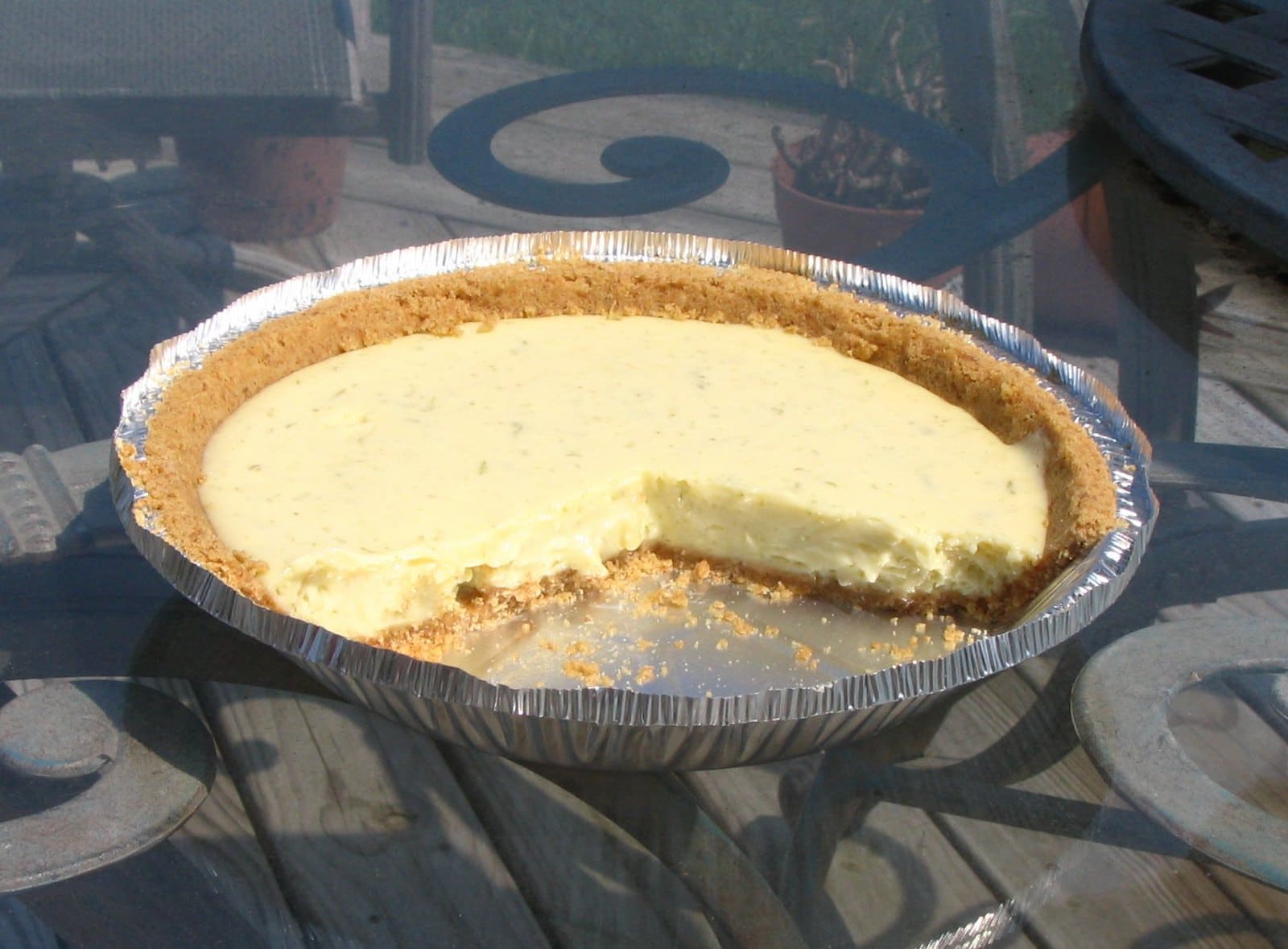 key lime pie food dessert camping