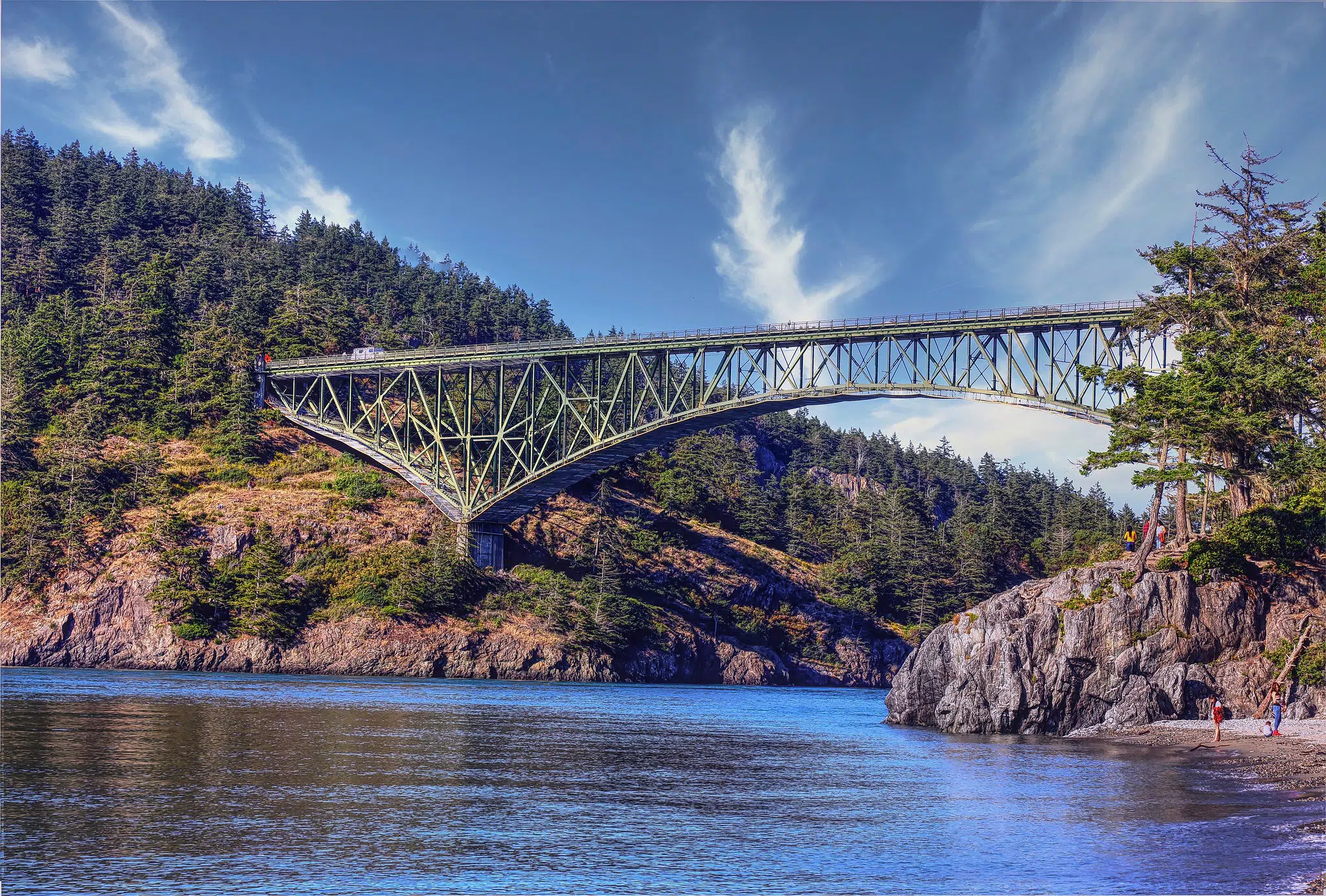 deception pass bridge washington pacific northwest