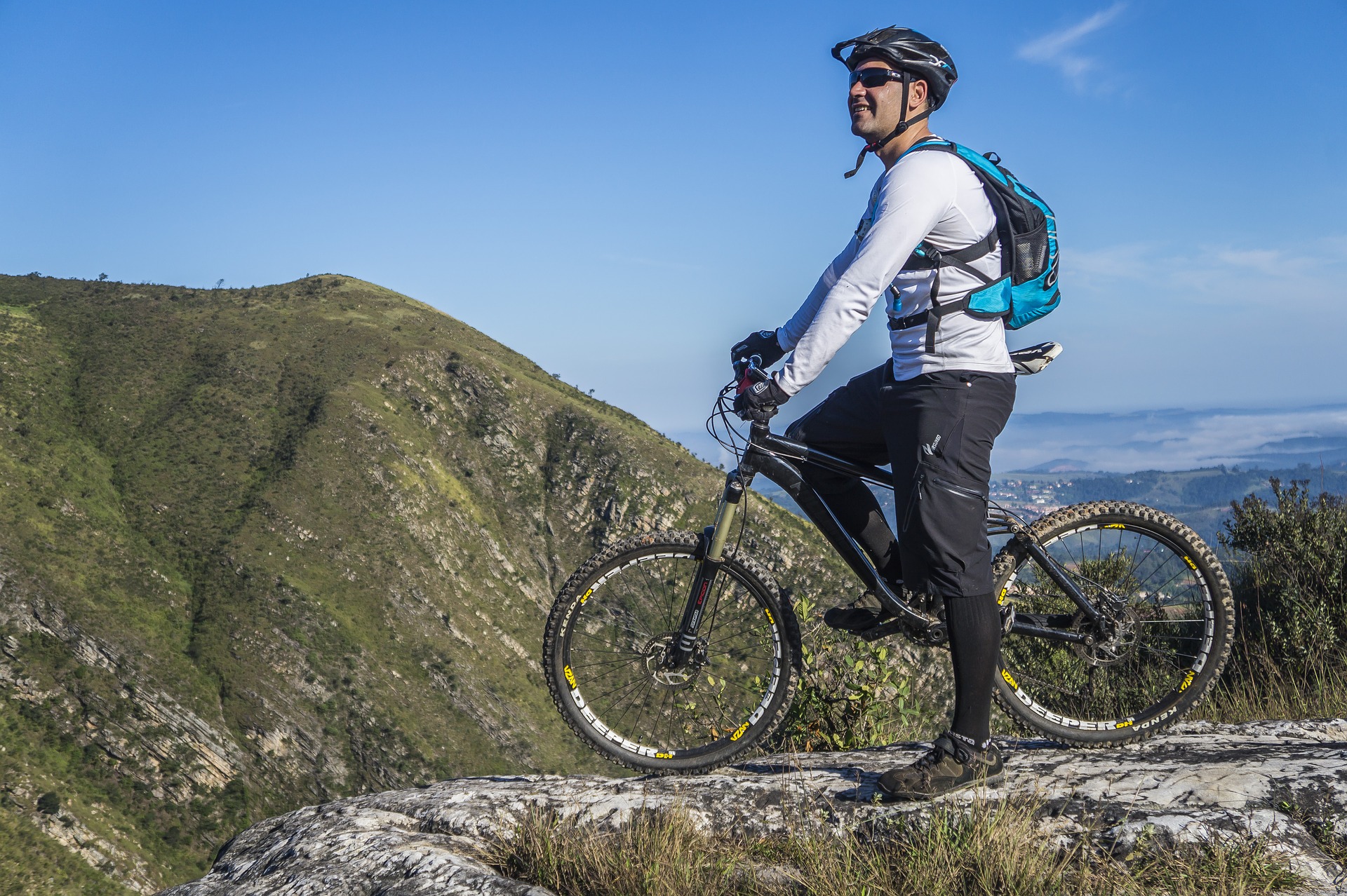 mountain biking helmet bicycle