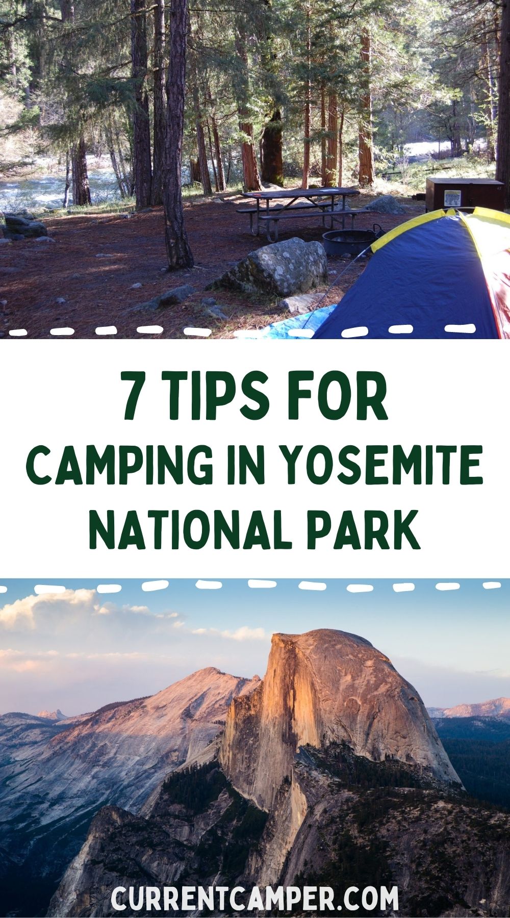 7 tips for camping in yosemite national park