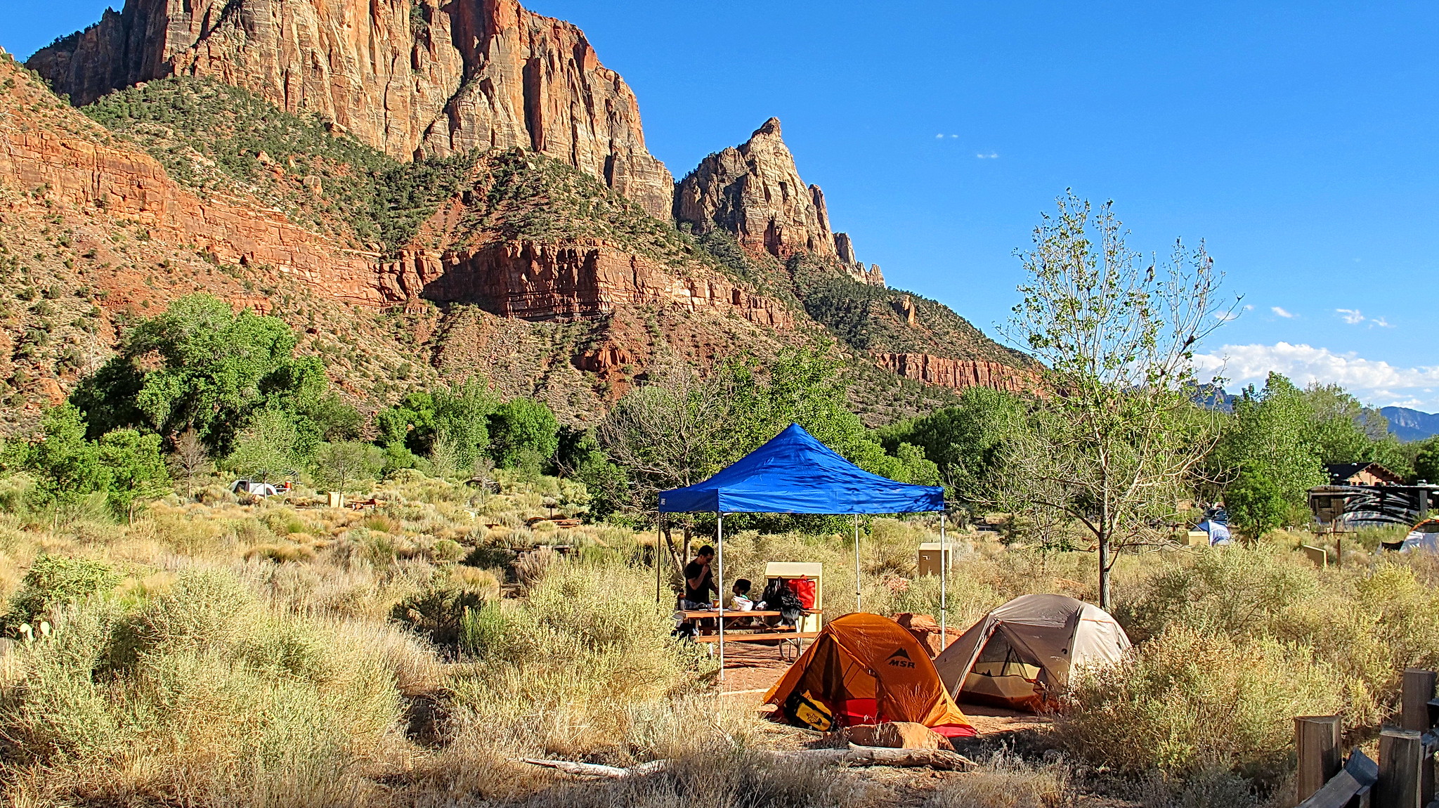 Zion national park watchman campground