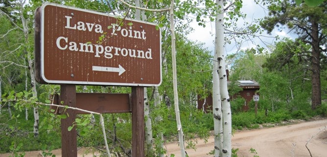 lava point campground utah