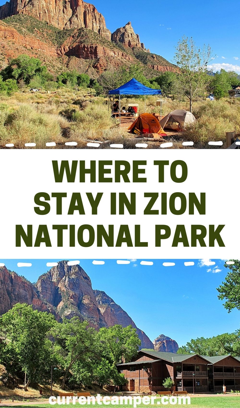 where to stay in zion national park