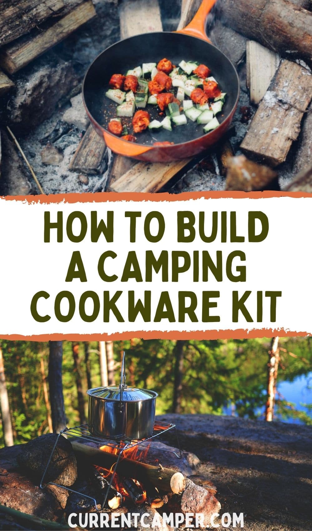 how to build a camping cookware kit