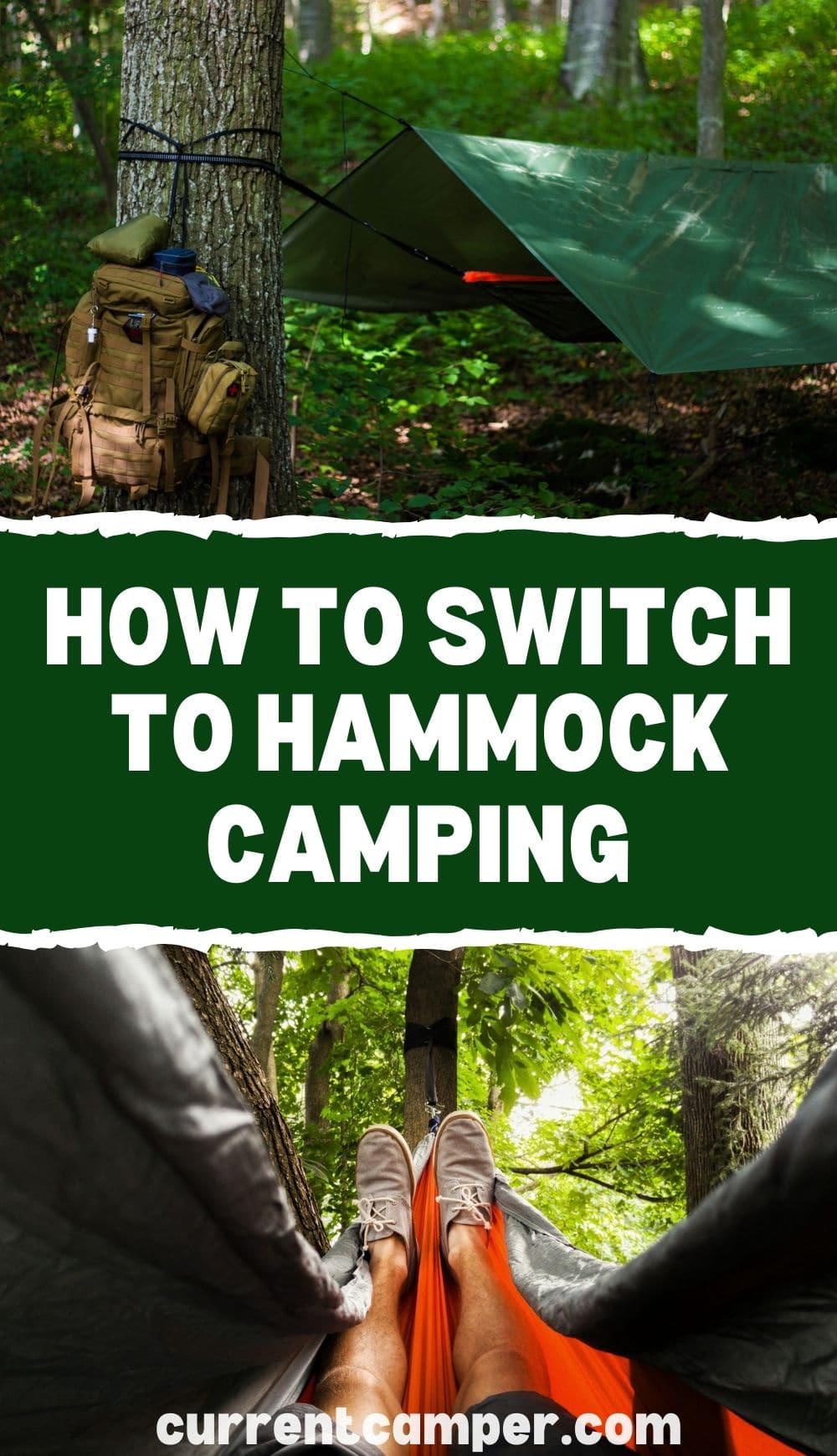 how to switch to hammock camping