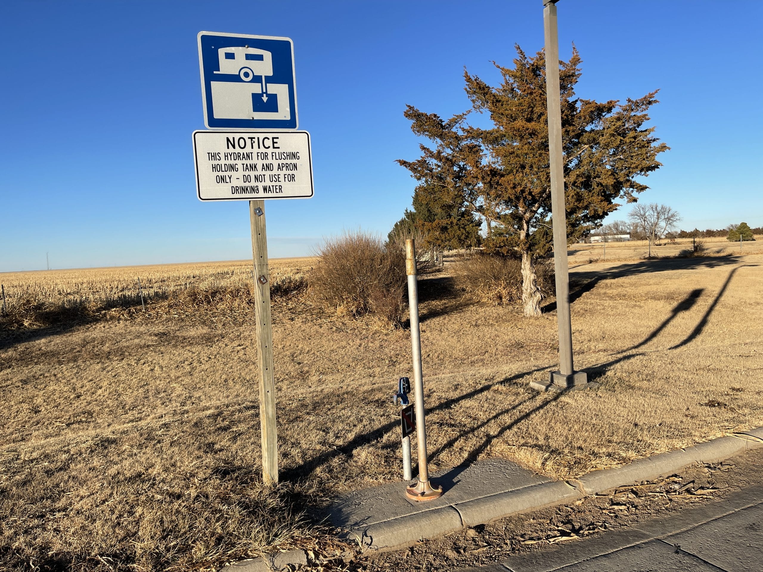 REST AREA RV DUMP STATION