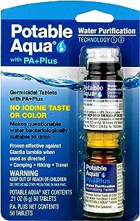 water purifier tablets camping