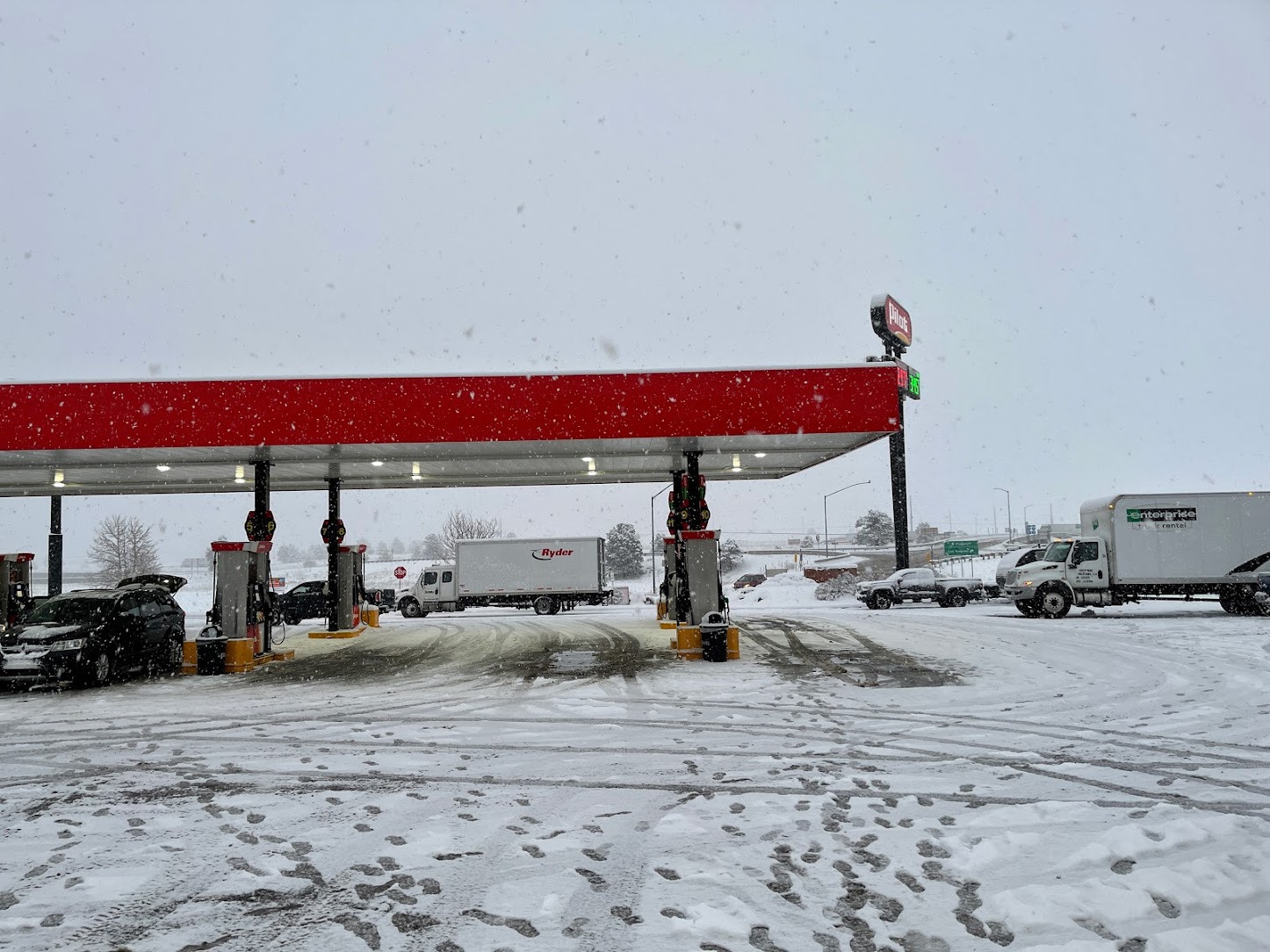 truck stop camping road trip 