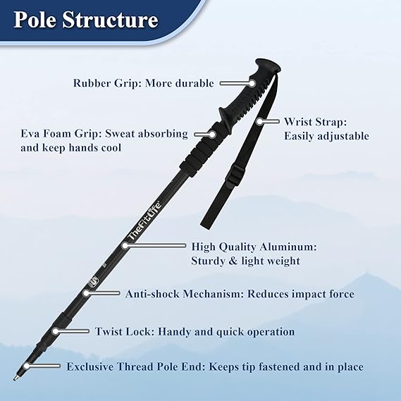 trecking pole features 