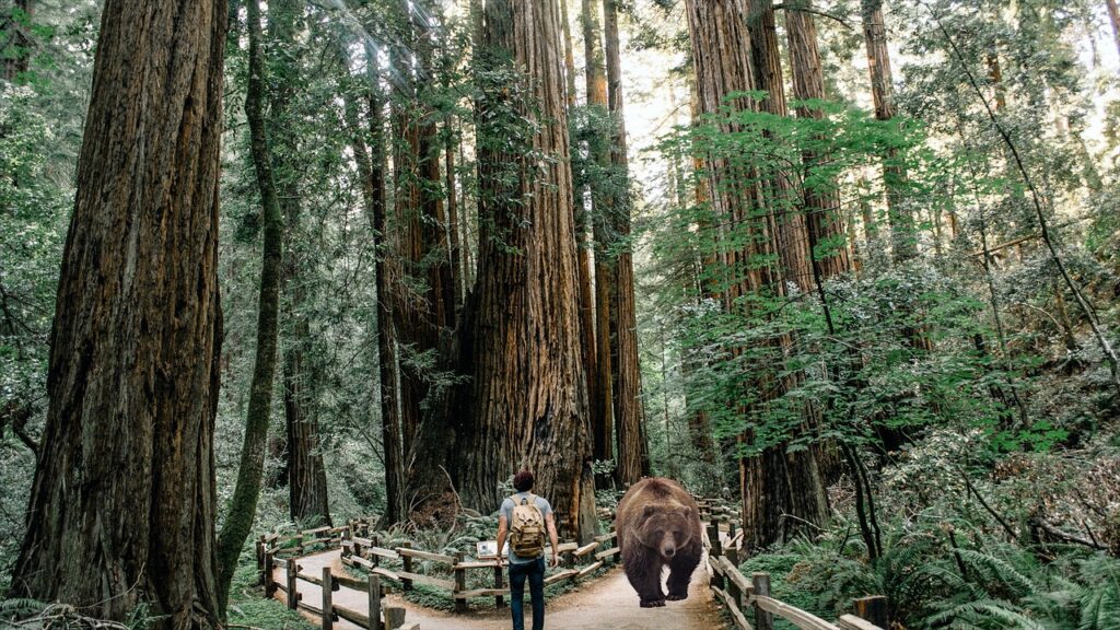 bears attack hiking camping